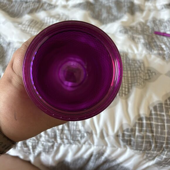 Starbucks Pink Bling Berry Blast 2022 Cold Cup Studded Venti Tumbler 24oz NEW - Picture 3 of 4